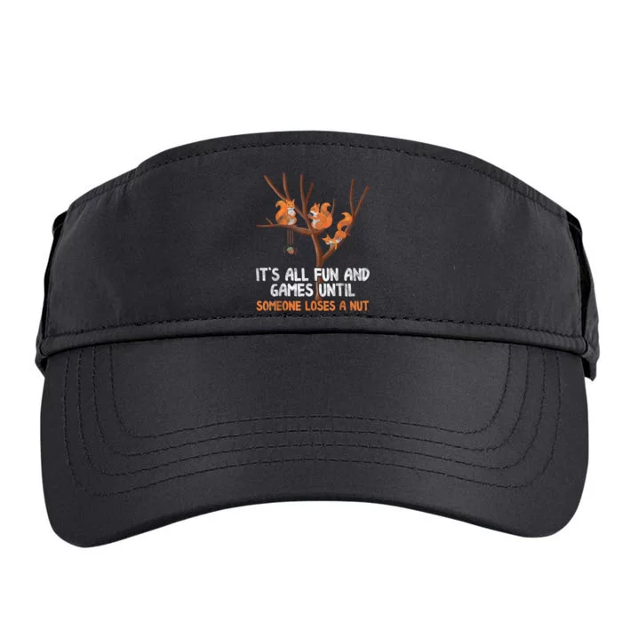 Fun Games Until Someone Loses A Nut Humor Gag Gift Adult Drive Performance Visor