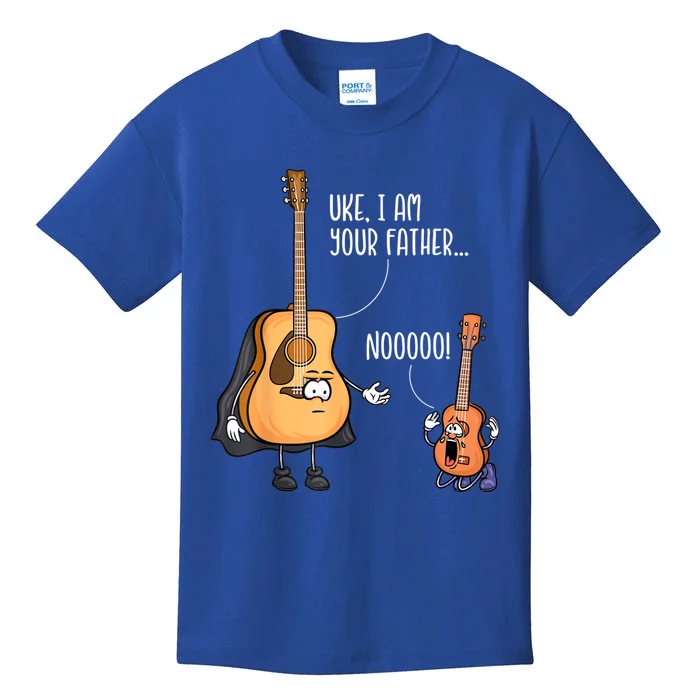 Funny Guitar , Ukelele , Uke I Am Your Father Kids T-Shirt