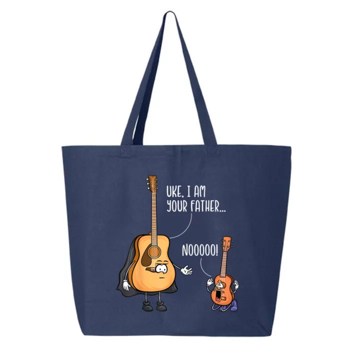 Funny Guitar , Ukelele , Uke I Am Your Father 25L Jumbo Tote