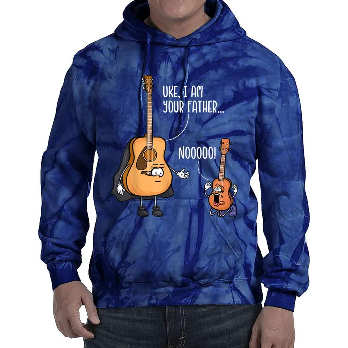 Funny Guitar , Ukelele , Uke I Am Your Father Tie Dye Hoodie