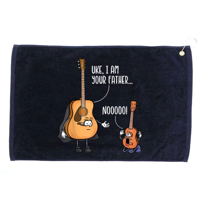 Funny Guitar , Ukelele , Uke I Am Your Father Grommeted Golf Towel