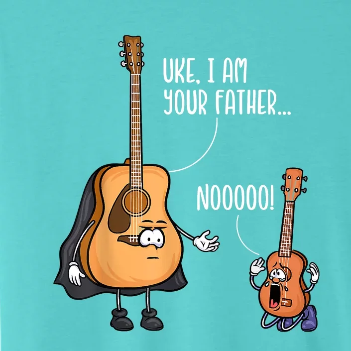 Funny Guitar , Ukelele , Uke I Am Your Father ChromaSoft Performance T-Shirt