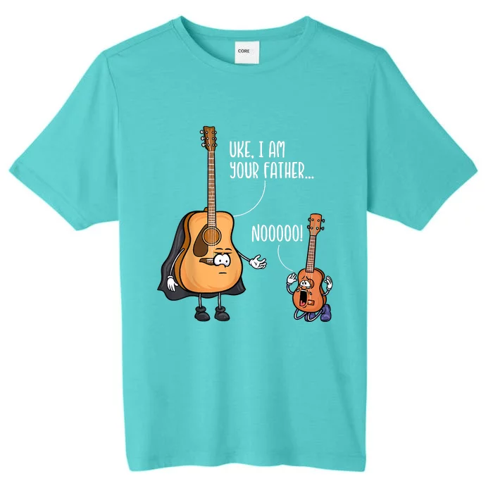 Funny Guitar , Ukelele , Uke I Am Your Father ChromaSoft Performance T-Shirt