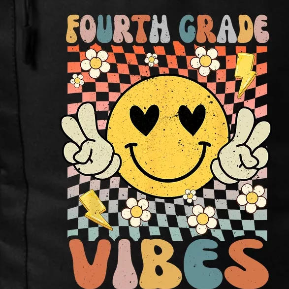 Fourth Grade Vibes 4th Grade Retro Teacher 1st Day Of School Daily Commute Backpack