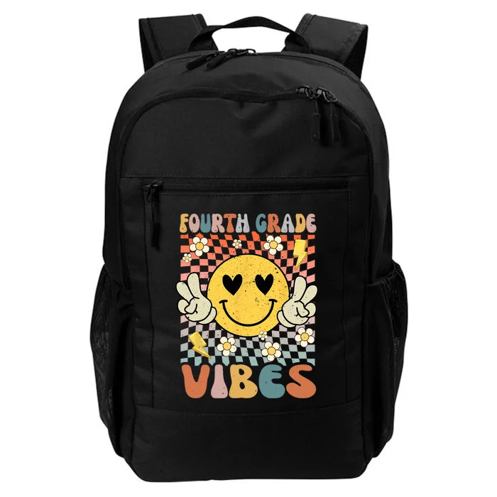 Fourth Grade Vibes 4th Grade Retro Teacher 1st Day Of School Daily Commute Backpack