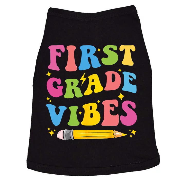 First Grade Vibes Back To School 1st Grade Doggie Tank