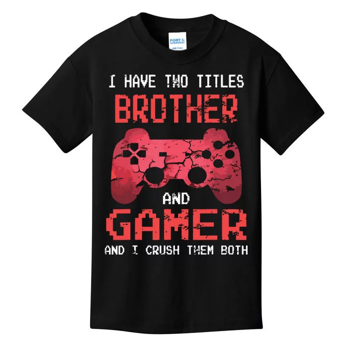 Funny Gamer Vintage Video Games For Boy Brother Son Kids T-Shirt