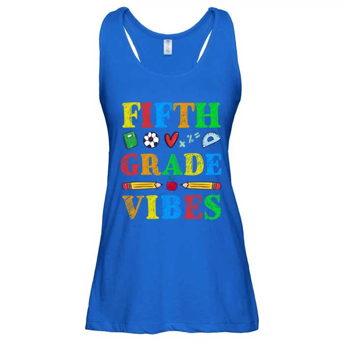 Fifth Grade Vibes Gift 5Th Grade Class Back To School Great Gift Ladies Essential Flowy Tank