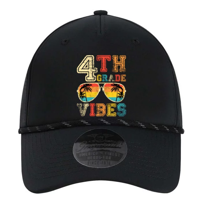 Fourth Grade Vibes Back To School Retro 4Th Grade Teacher Gift Performance The Dyno Cap