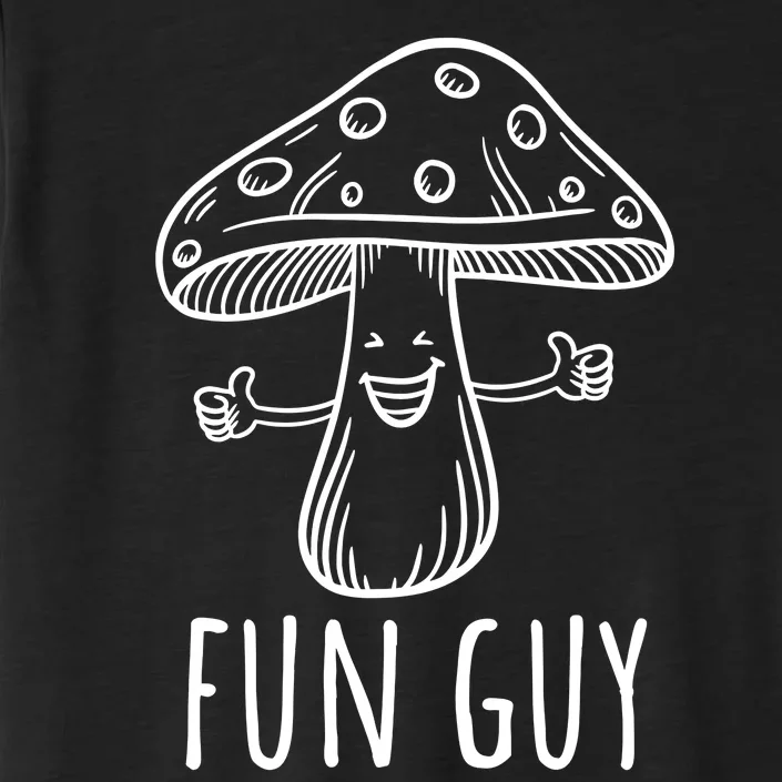 Fun Guy Vegetarian Fungi Funny Food Pun Funny Mushroom ChromaSoft Performance T-Shirt