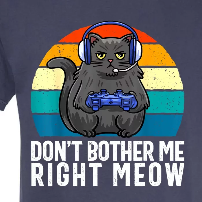 Funny Gaming Video Game Lover Gaming Cat Gaming Garment-Dyed Heavyweight T-Shirt