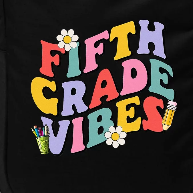 Fifth Grade Vibes Back To School 5th Grade Team 1st Day Impact Tech Backpack