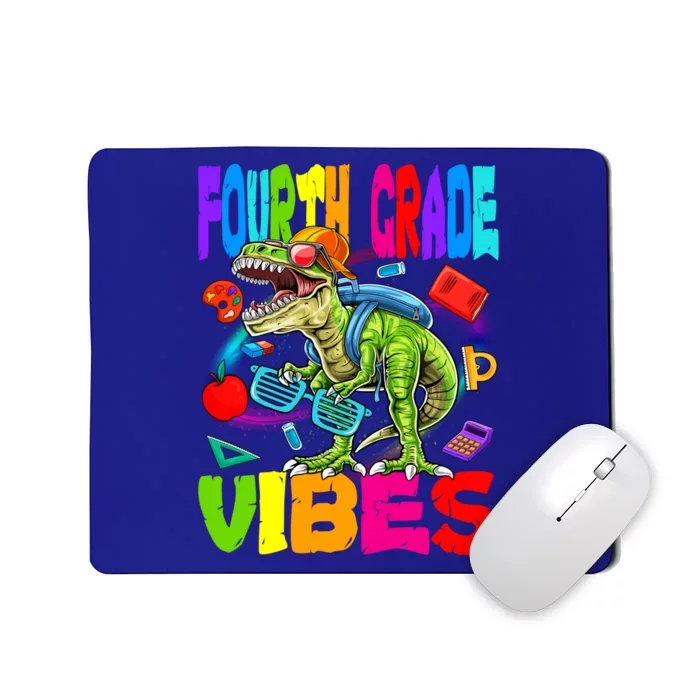 Fourth Grade Vibes Dinosaur Back To School Gift Mousepad