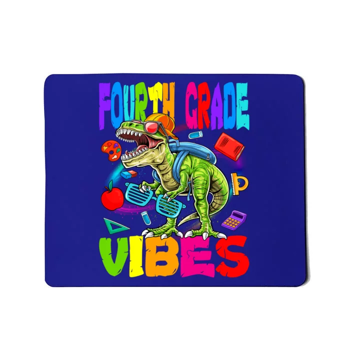 Fourth Grade Vibes Dinosaur Back To School Gift Mousepad