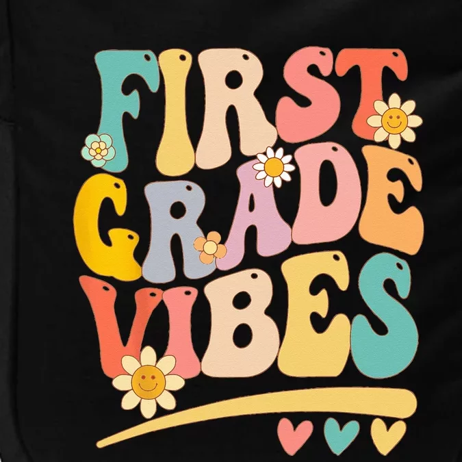 First Grade Vibes For 1st Grade Teacher Impact Tech Backpack