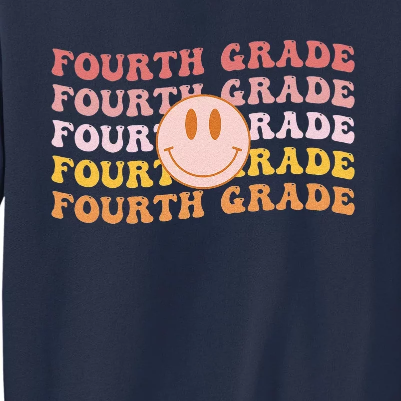 Fourth Grade Vibes 4th Grade Team 1st Day Of School Retro Sweatshirt