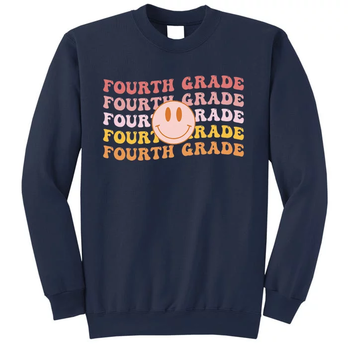 Fourth Grade Vibes 4th Grade Team 1st Day Of School Retro Sweatshirt