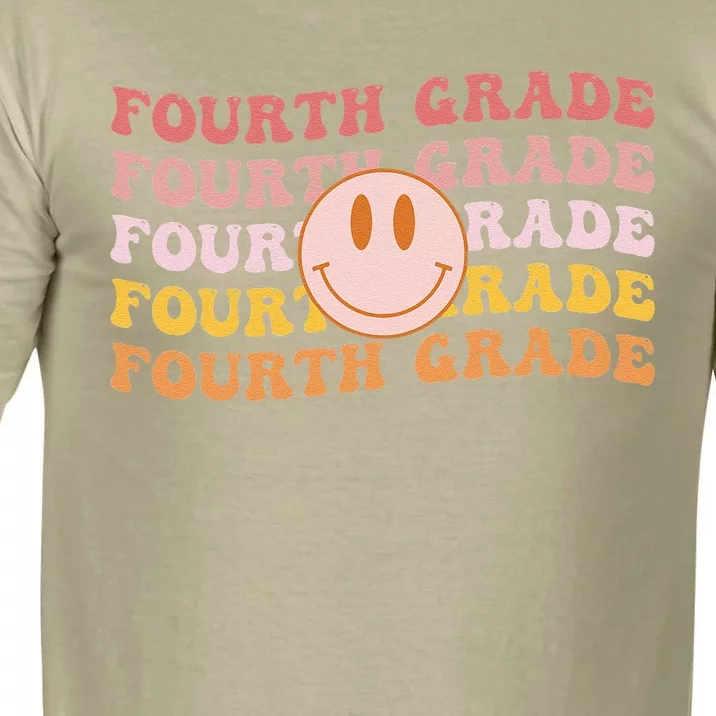 Fourth Grade Vibes 4th Grade Team 1st Day Of School Retro Comfort Colors T-Shirt