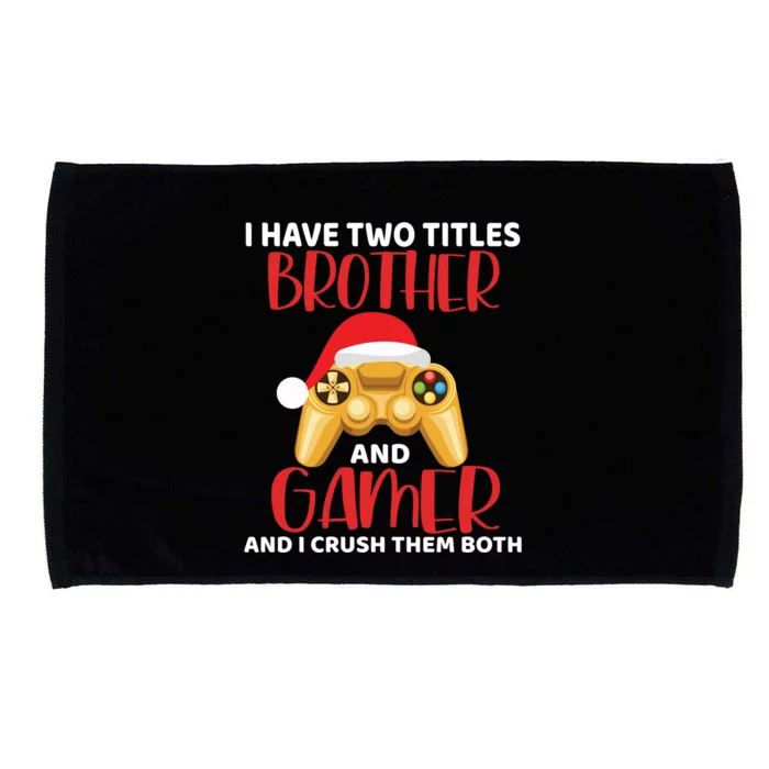 Funny Gamer Vintage Video Games Brother Son Christmas Gift Microfiber Hand Towel