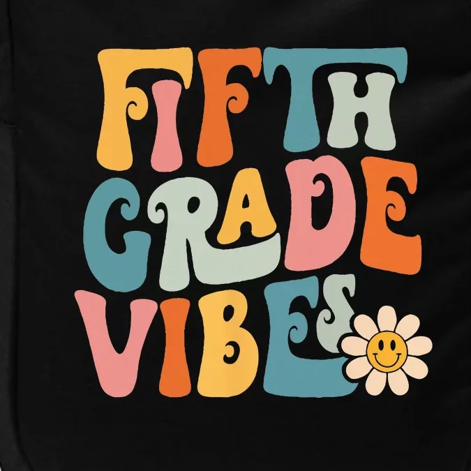 Fifth Grade Vibes 5th Grade Team Retro 1st Day Of School Impact Tech Backpack