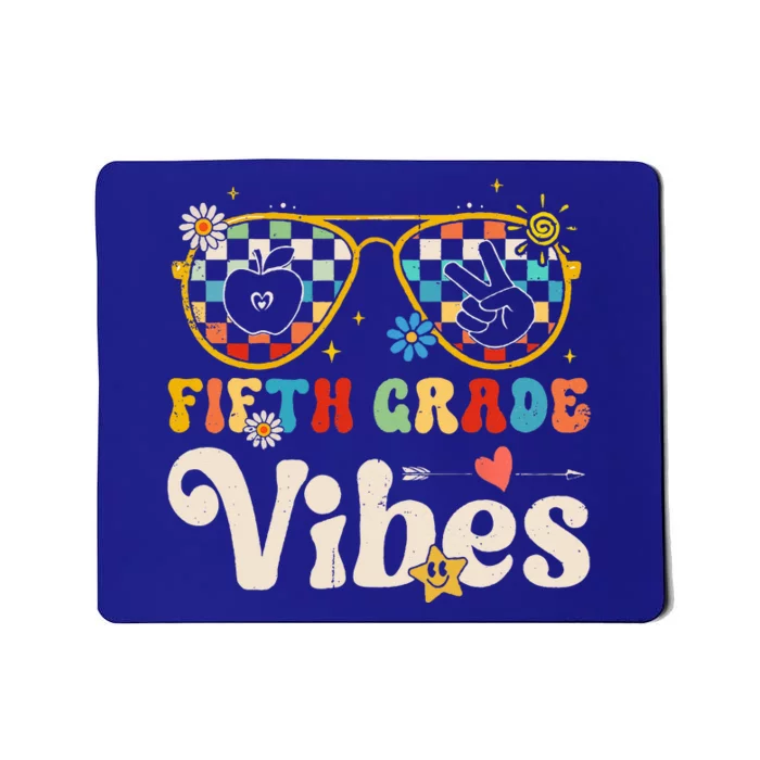 Fifth Grade Vibes 5th Grade Team Retro 1st Day Of School Mousepad