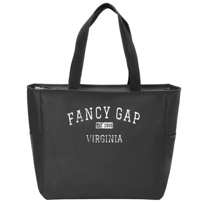 Fancy Gap Virginia VA Vintage Zip Tote Bag