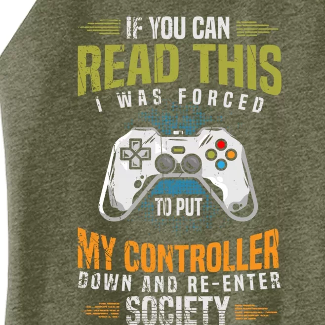 Funny Gamer Video Games Gift Idea Gaming Gift Great Gift Cool Gift Women’s Perfect Tri Rocker Tank