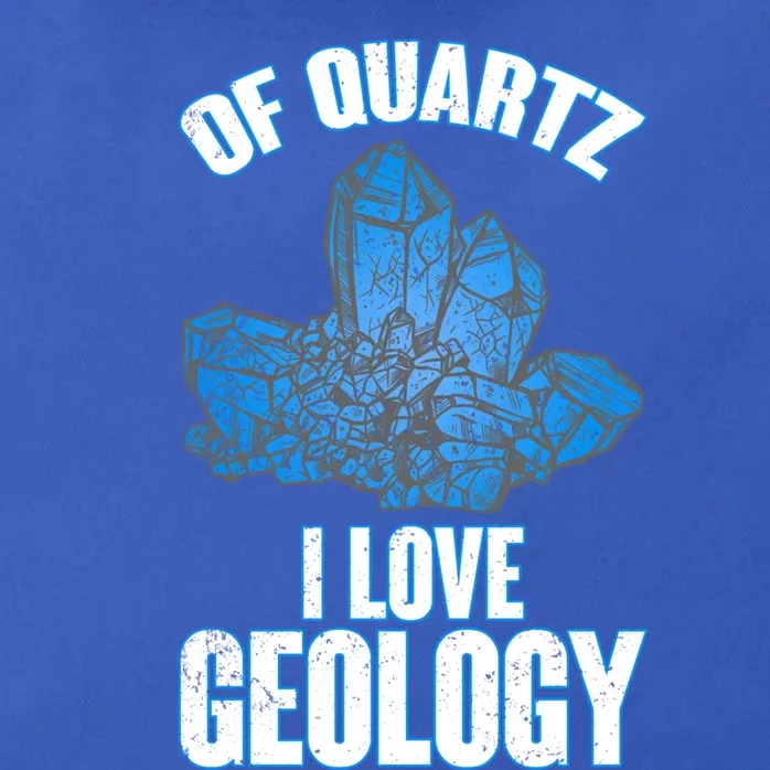 Funny Geologist Valentines Day Gift Of Quartz I Love Geology Gift Zip Tote Bag