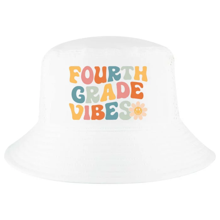 Fourth Grade Vibes 4th Grade Team Retro 1st Day Of School Cool Comfort Performance Bucket Hat