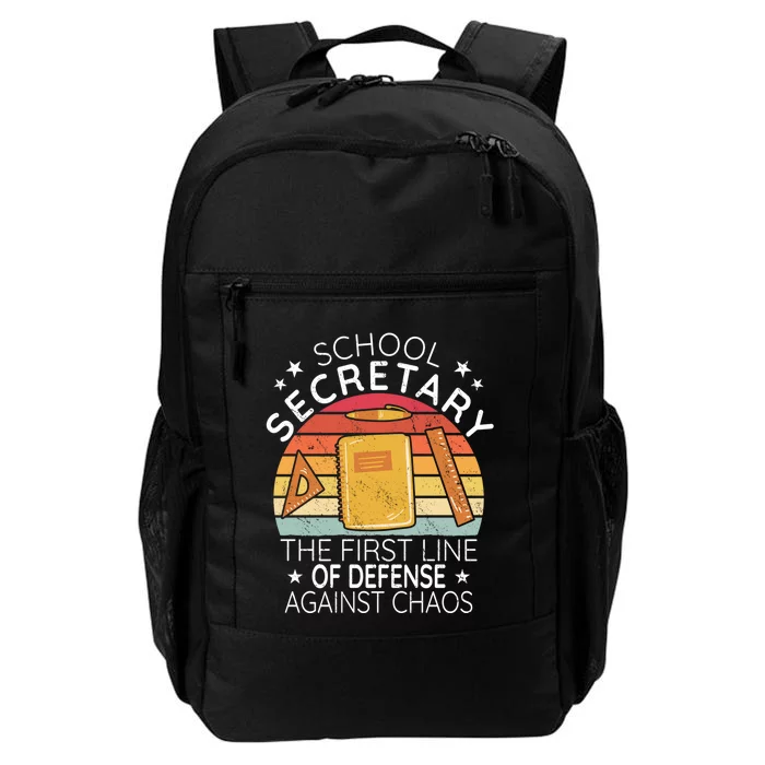 Funny Gift Vintage Secretary Office Admin School Secretary Daily Commute Backpack