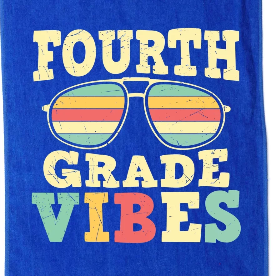 Fourth Grade Vibes Cute 4Th Grade Great Gift Platinum Collection Golf Towel