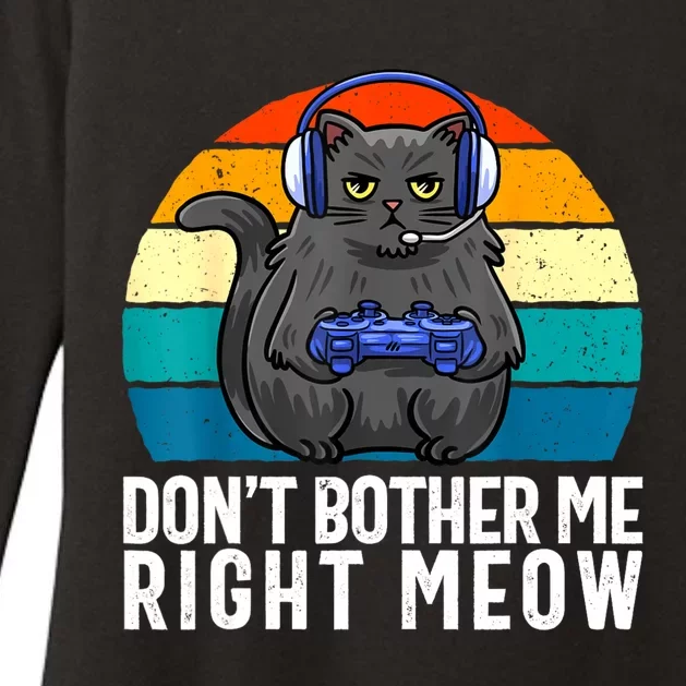 Funny Gaming Video Game Lover Gaming Cat Gaming Womens CVC Long Sleeve Shirt