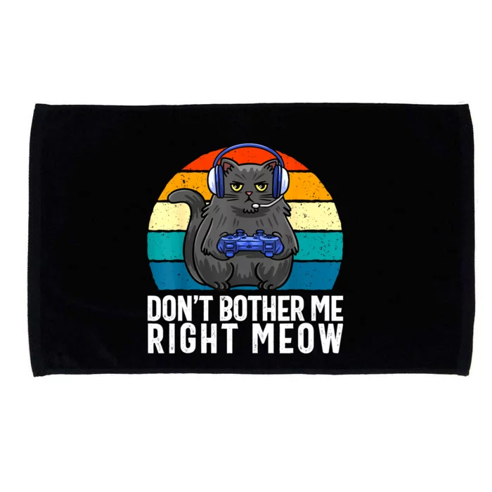 Funny Gaming Video Game Lover Gaming Cat Gaming Microfiber Hand Towel