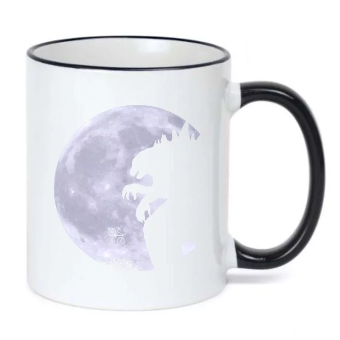 Funny Monster Versus ET Black Color Changing Mug