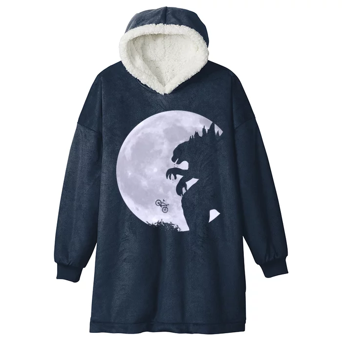 Funny Monster Versus ET Hooded Wearable Blanket