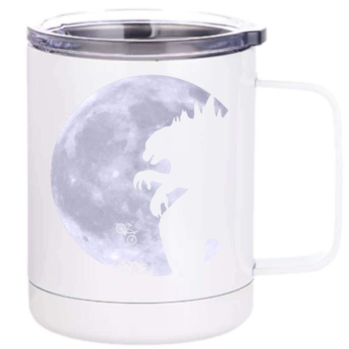 Funny Monster Versus ET Front & Back 12oz Stainless Steel Tumbler Cup