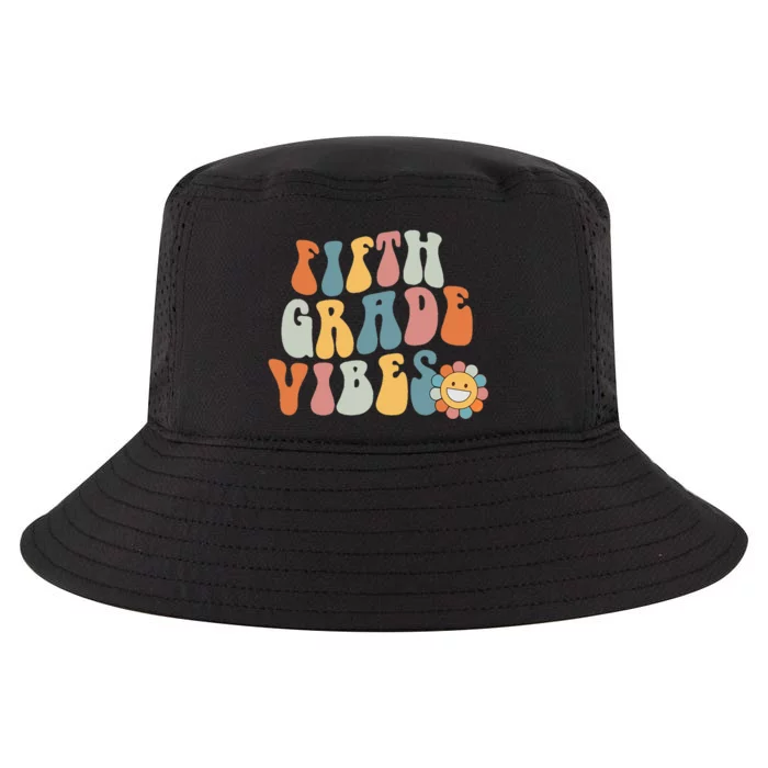 Fifth Grade Vibes - 5th Grade Team Retro 1st Day of School Cool Comfort Performance Bucket Hat