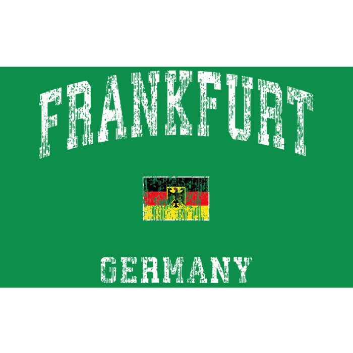 Frankfurt Germany Vintage Athletic Sports Design Bumper Sticker