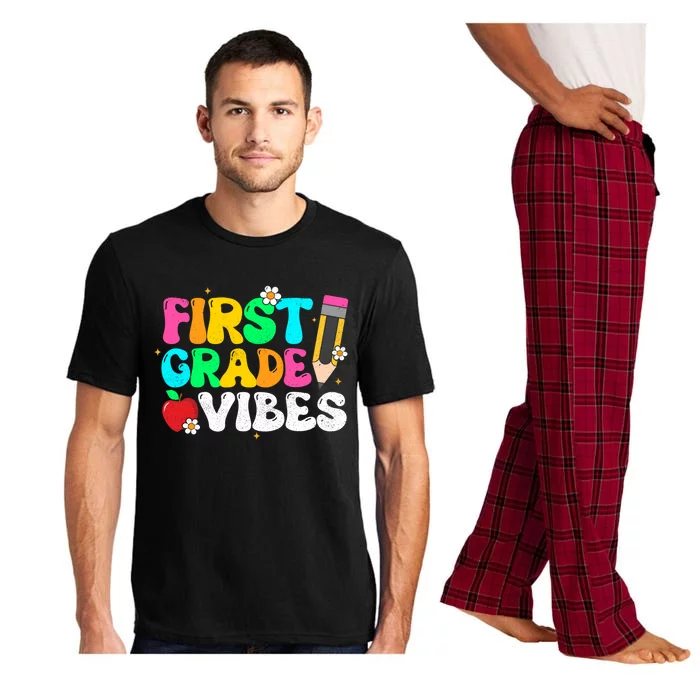 First Grade Vibes 1St Grade Team Back To School Teacher Gift Pajama Set