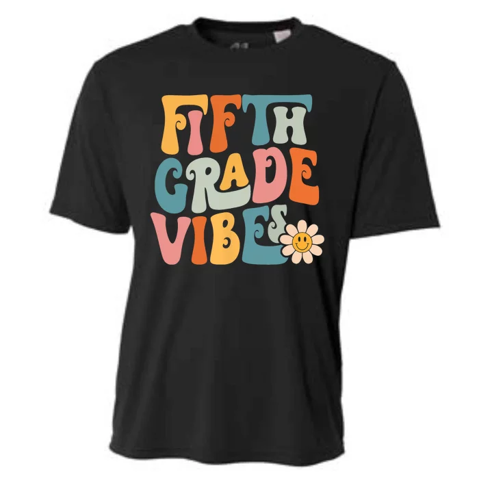 Fifth Grade Vibes 5th Grade Team Retro 5th Grade Teachers Cooling Performance Crew T-Shirt