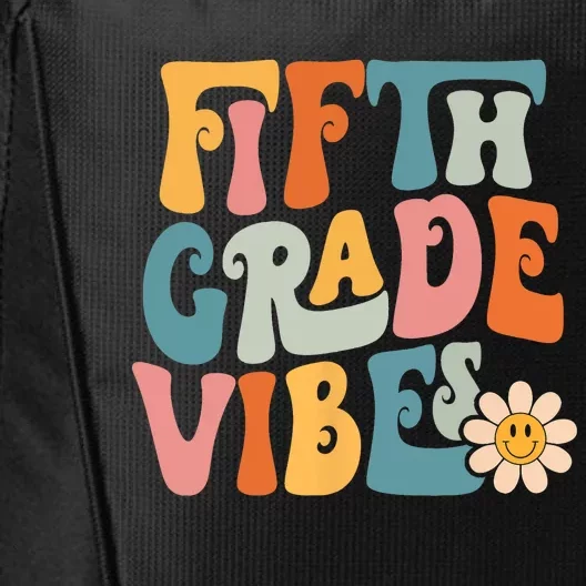 Fifth Grade Vibes 5th Grade Team Retro 5th Grade Teachers City Backpack