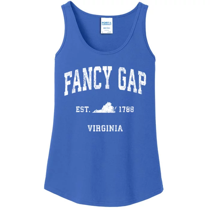 Fancy Gap Virginia Va Vintage Athletic Sports Ladies Essential Tank