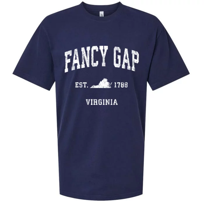 Fancy Gap Virginia Va Vintage Athletic Sports Sueded Cloud Jersey T-Shirt