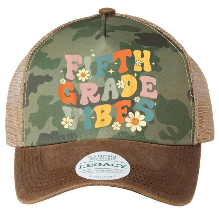 Fifth Grade Vibes 5th Grade Teacher First Day Of 5th Grade Legacy Tie Dye Trucker Hat