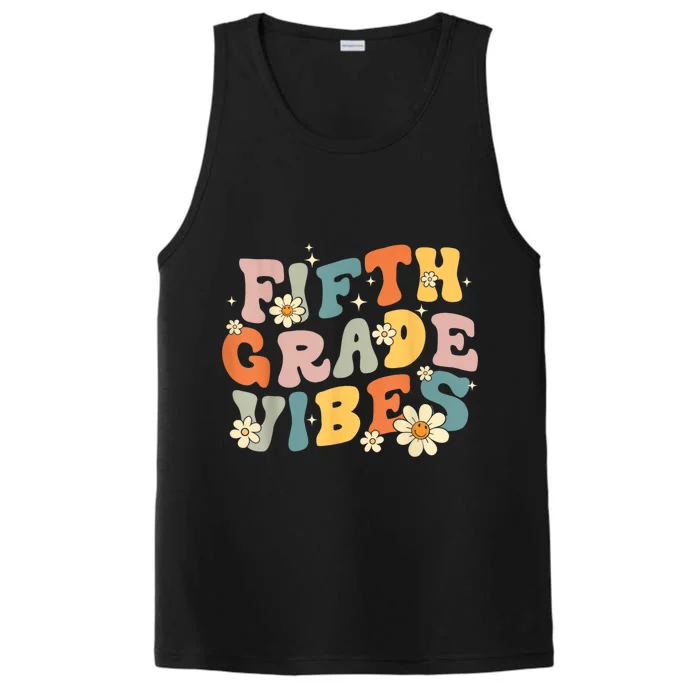 Fifth Grade Vibes 5th Grade Teacher First Day Of 5th Grade Performance Tank