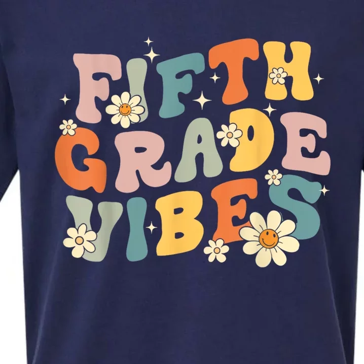 Fifth Grade Vibes 5th Grade Teacher First Day Of 5th Grade Sueded Cloud Jersey T-Shirt