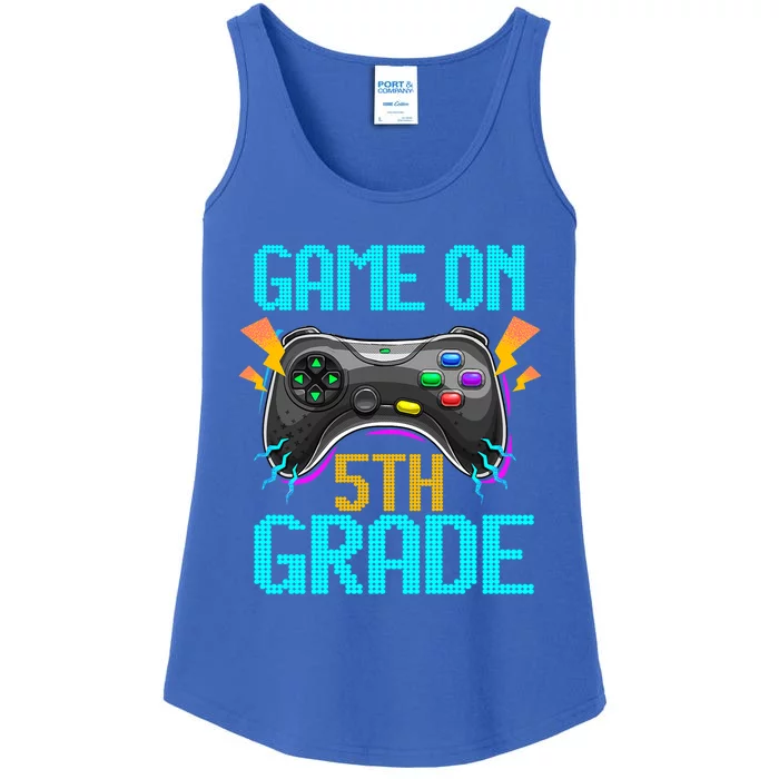 Fifth Grade Vintage Funny Game On 5Th Grade Gift Ladies Essential Tank