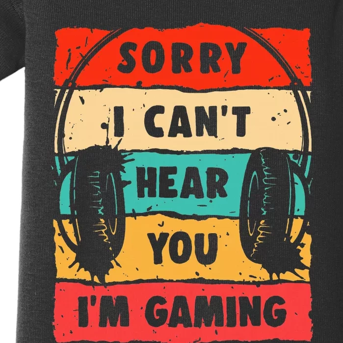 Funny Gamer Video Gaming Baby Bodysuit