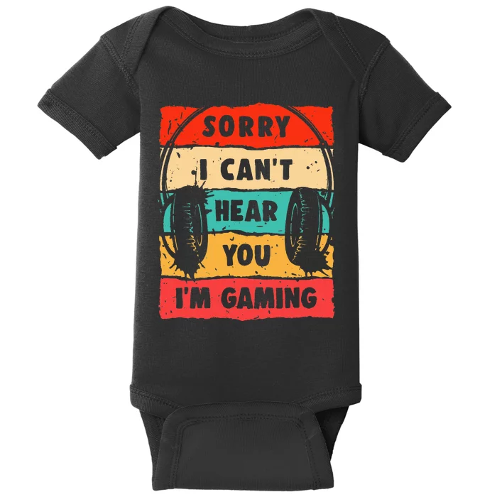 Funny Gamer Video Gaming Baby Bodysuit