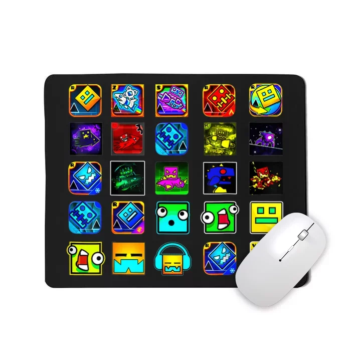 Full Geometry Video Game Gifts Funny Graphic Birthday Gifts Mousepad